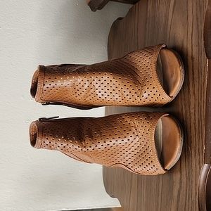 Brown Block Heel